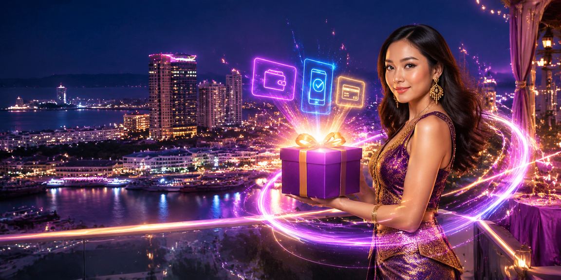 Suasana meja poker kasino gaya Melayu Malaysia dengan suasana premium malam hari
